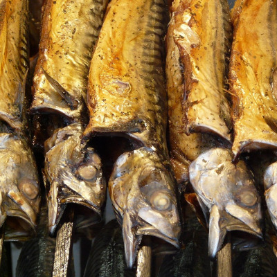 smoked mackerel fish